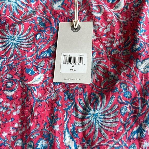 Women’s Lucky Brand XL off the shoulder Shirt NWT - Picture 8 of 8